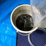 施工後：洗浄汚水